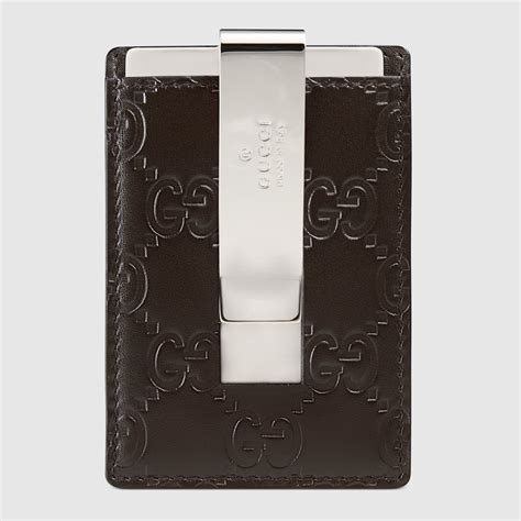 gucci signature money clip|money clipper wallet Gucci.